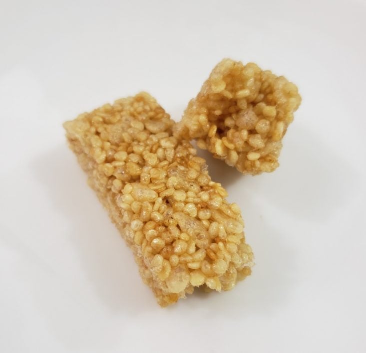 Snack With Me August 2019 - Beech-Nut Quinoa Crispies Top