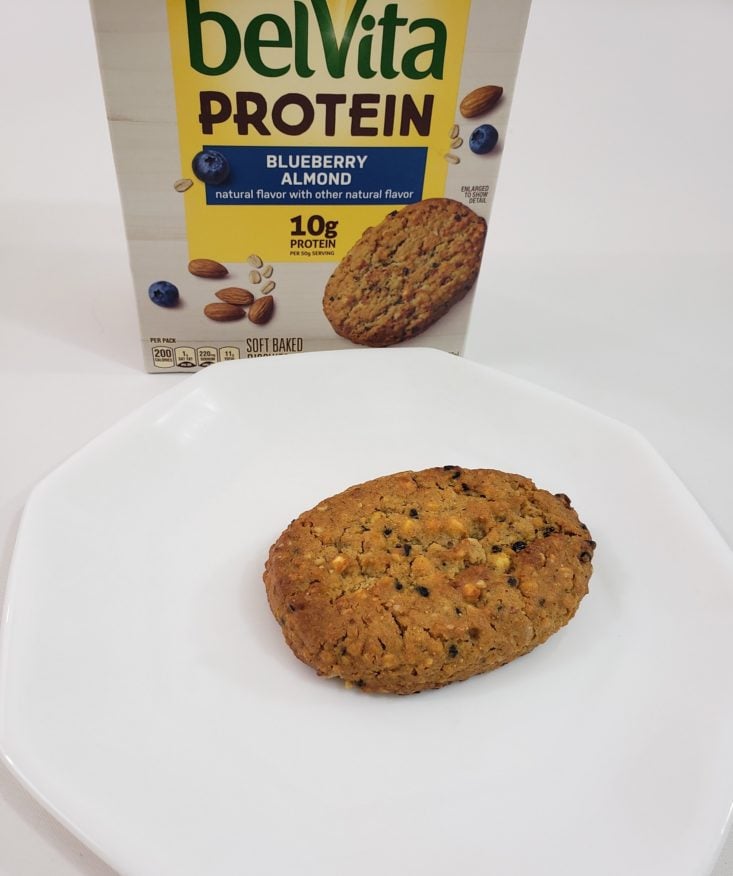 Snack With Me August 2019 - Belvita Protein Biscuits In Plate Top