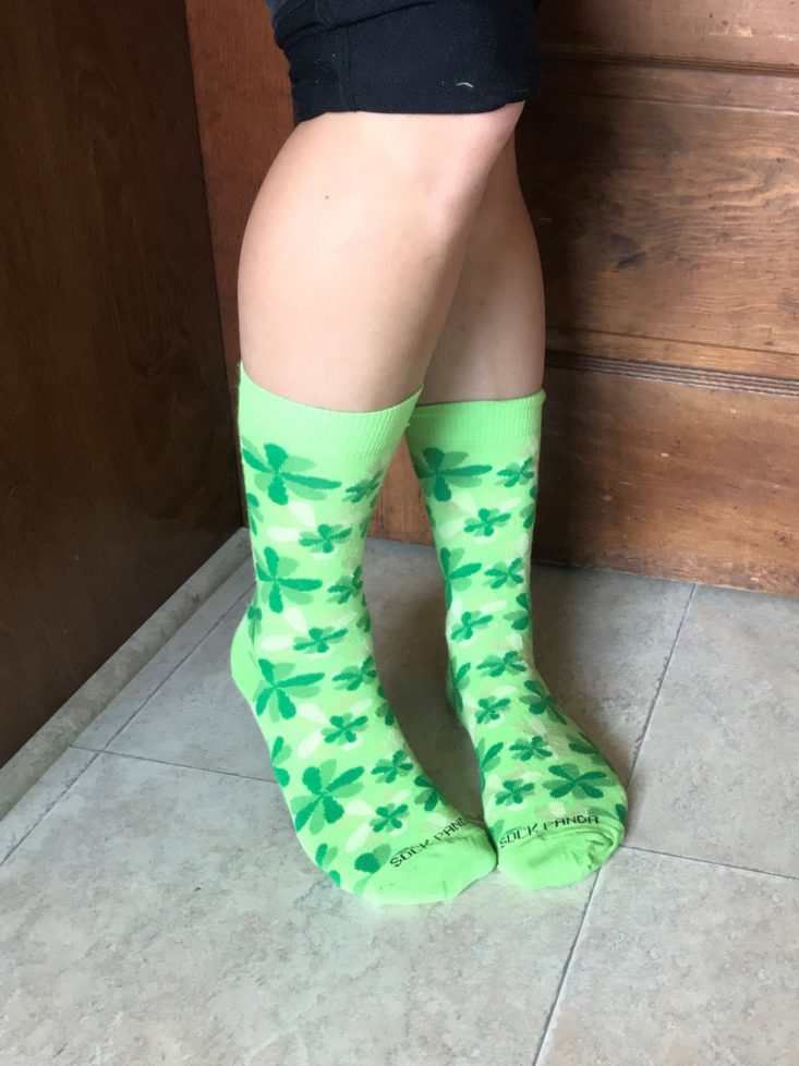 Sock Panda Women September 2019 - Green Socks On Again