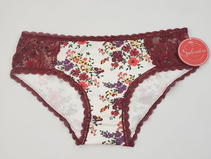 Splendies July 2019 - Floral Panty Frontside Top