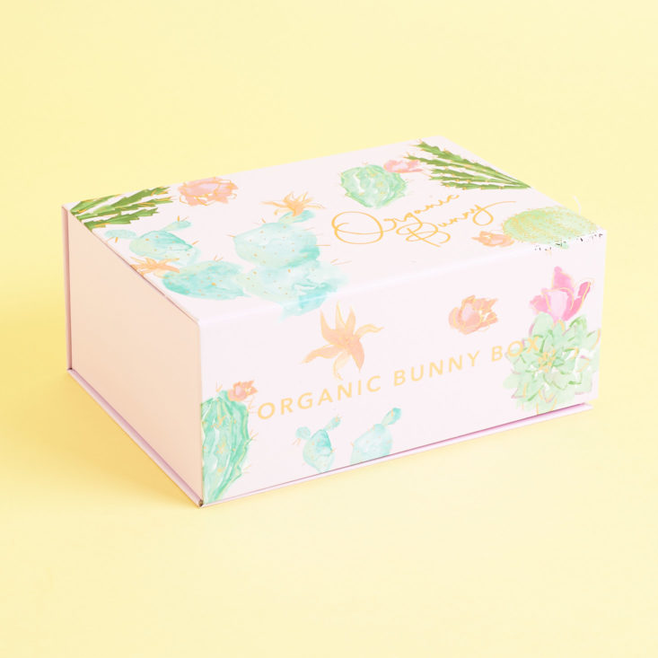 Decorative Organic Bunny Box with cactus design