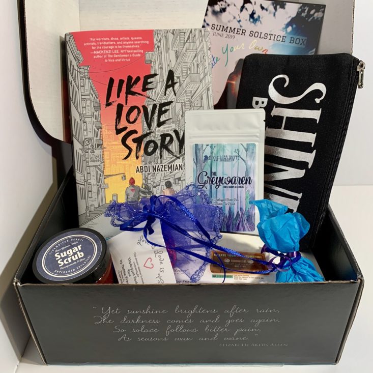 Unplugged Book Box June 2019 - All Contents Front
