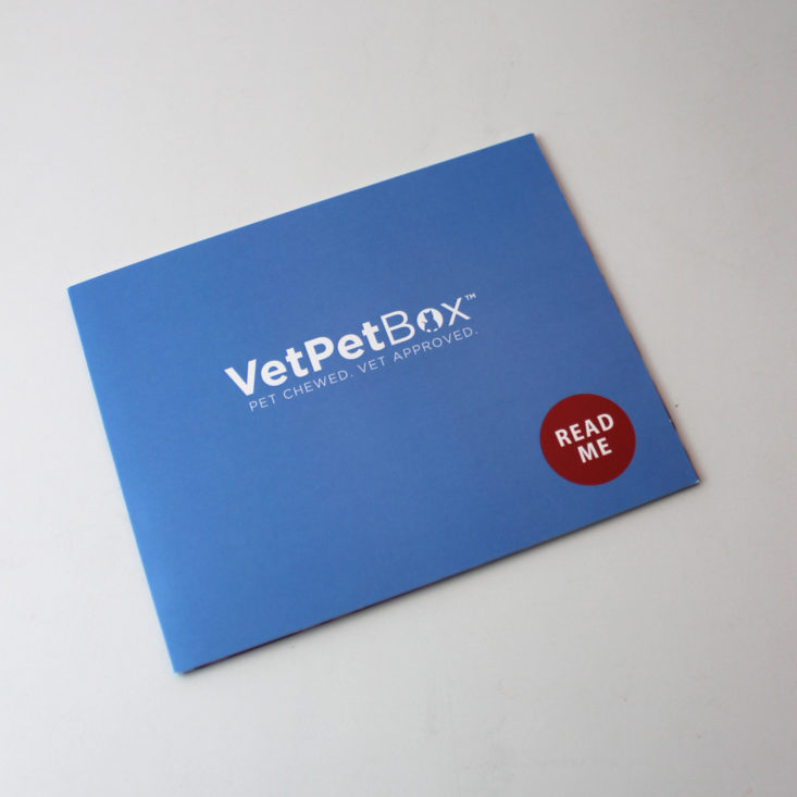 Vet Pet Box Cat August 2019 - Education Card Frontside Top