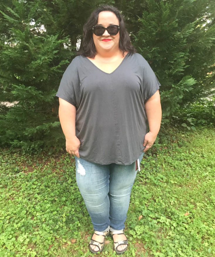 Wantable Style Edit July 2019 - Perrin Top by Lemon Tart Front