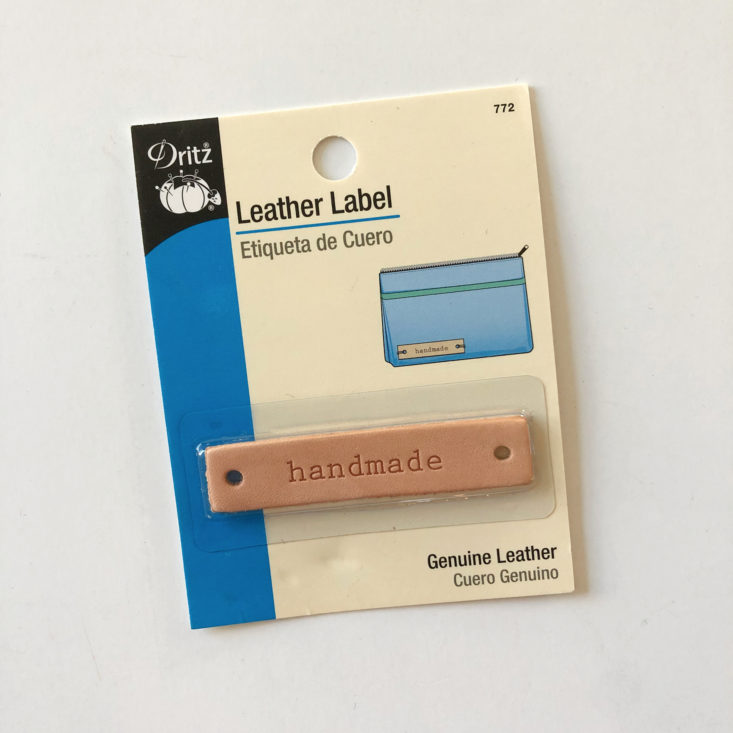 KnitPicks August 2019 label packaging