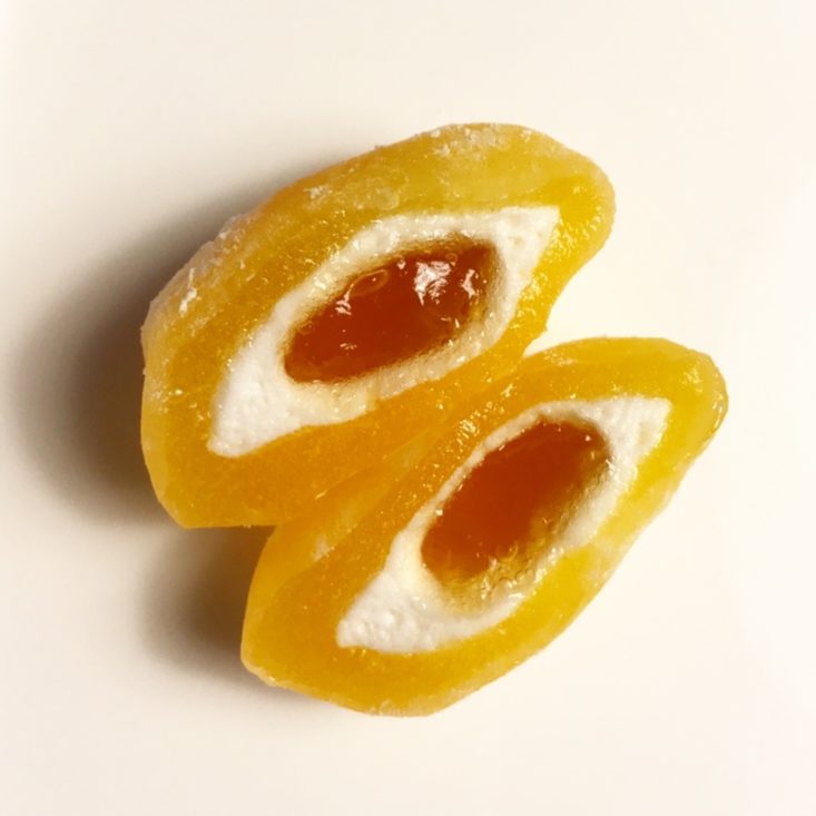 Bokksu July 2019 - Pom PonJuice Mikan Orange Mochi Pieces Top