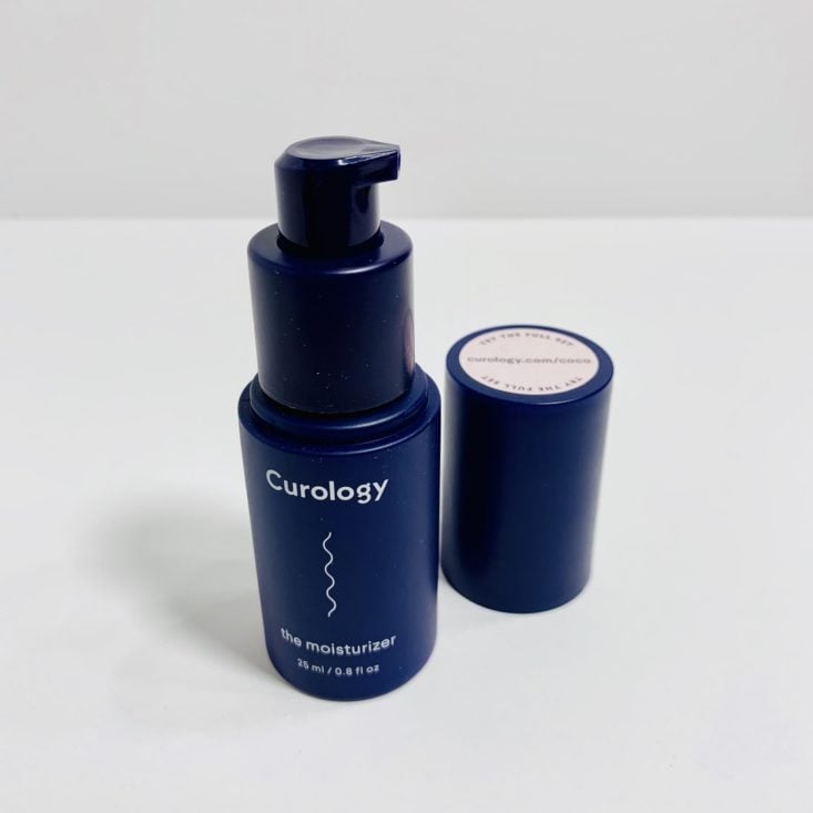 Cocotique Beauty Box August 2019 - Curology The Moisturizer Without Cap Front