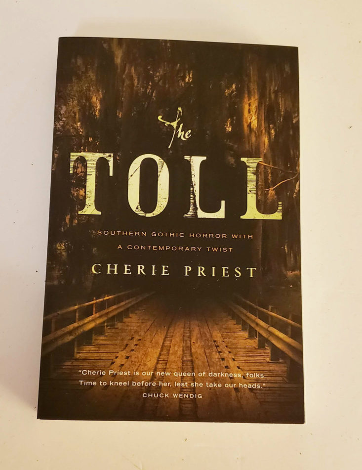 Creepy Crate Incoming Nightmares August 2019 - The Toll by Cherie Priest Front