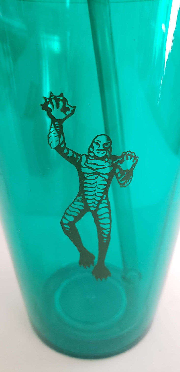 Creepy Crate Spooky Summer Time Goodies 2019 - Creature from the Black Lagoon Tumbler Closeup Front