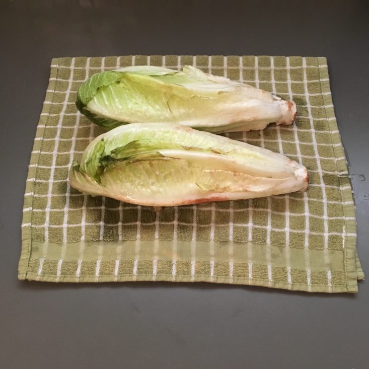 cowboy chicken ranch salad lettuce drying