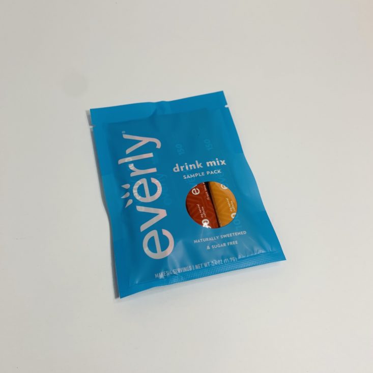 Keto Krate August 2019 - Everly Drink Mix Variety Pack Front