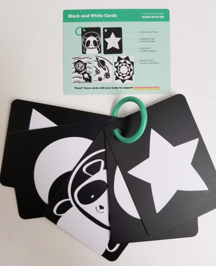Panda Crate Bond With Me Box Black and white cards front