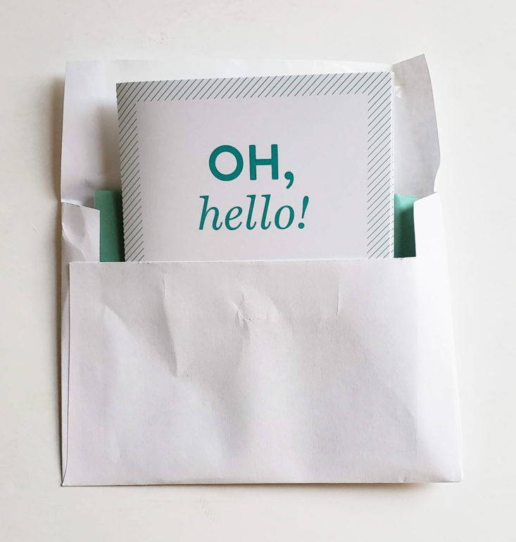 Stitch Fix Plus August 2019 - Envelope