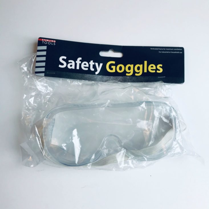 Adults and Crafts Nov 2019 safety goggles