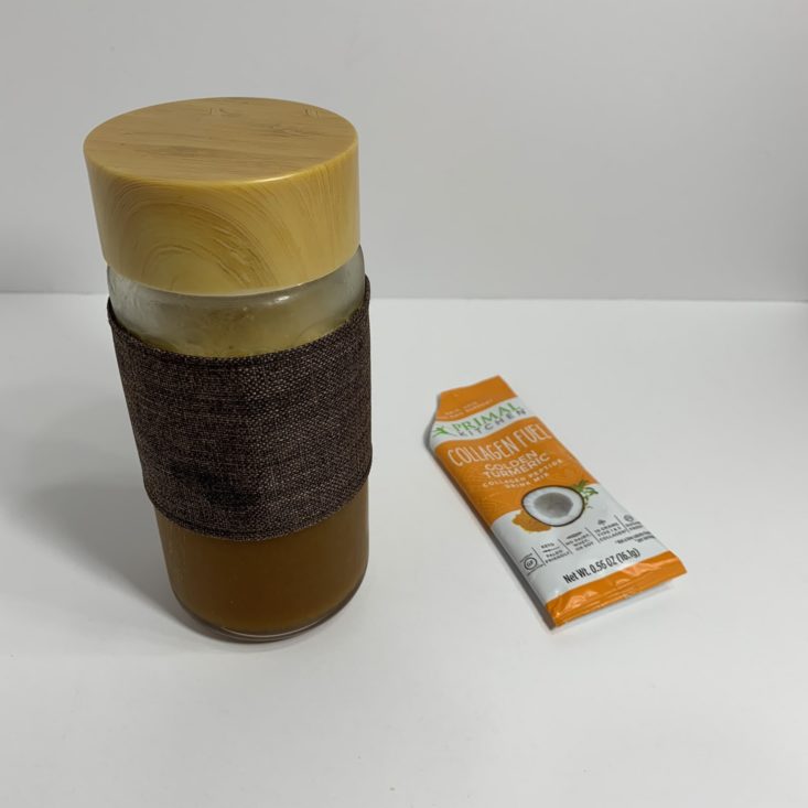 Keto Krate Review October 2019 - Turmeric Drink Plated Top