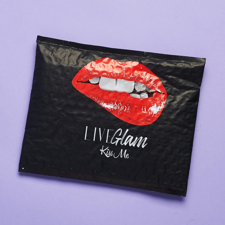 LiveGlam KissMe november 2019 lipstick subscription review