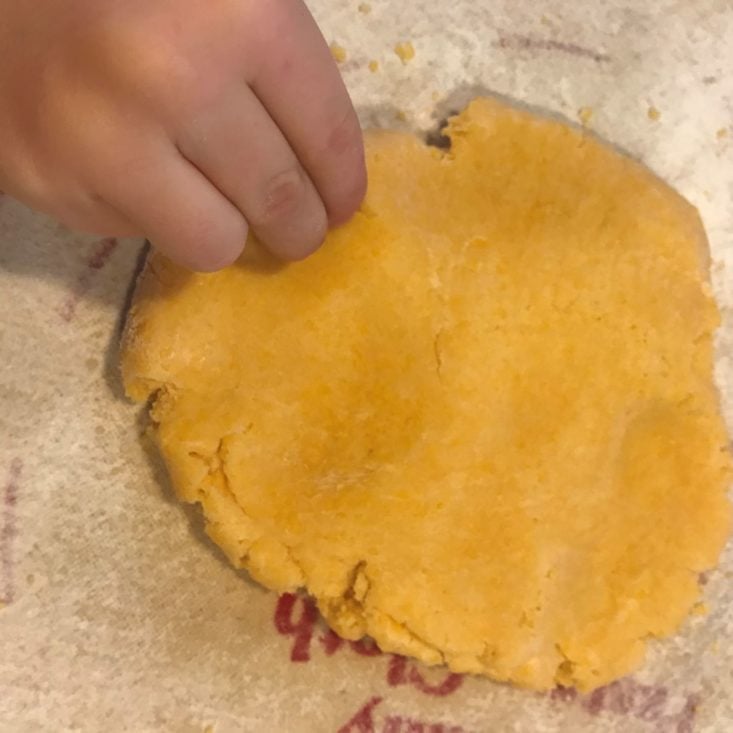Young Chef's Club November 2019 kneading dough