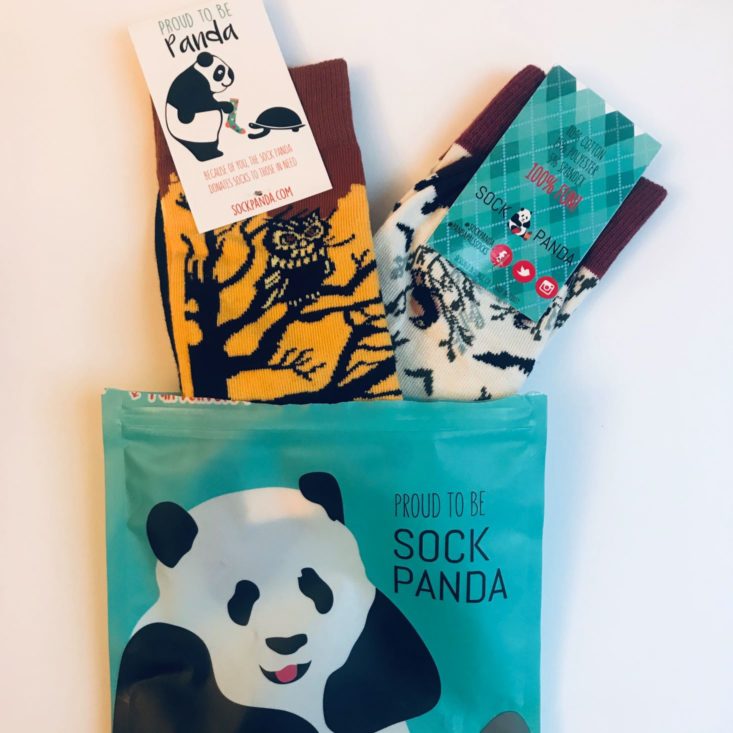 Sock Panda November 2019 all contents 